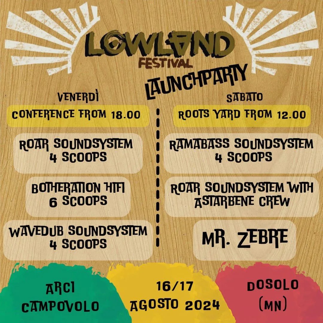 Lowland Launch Party (Italy)