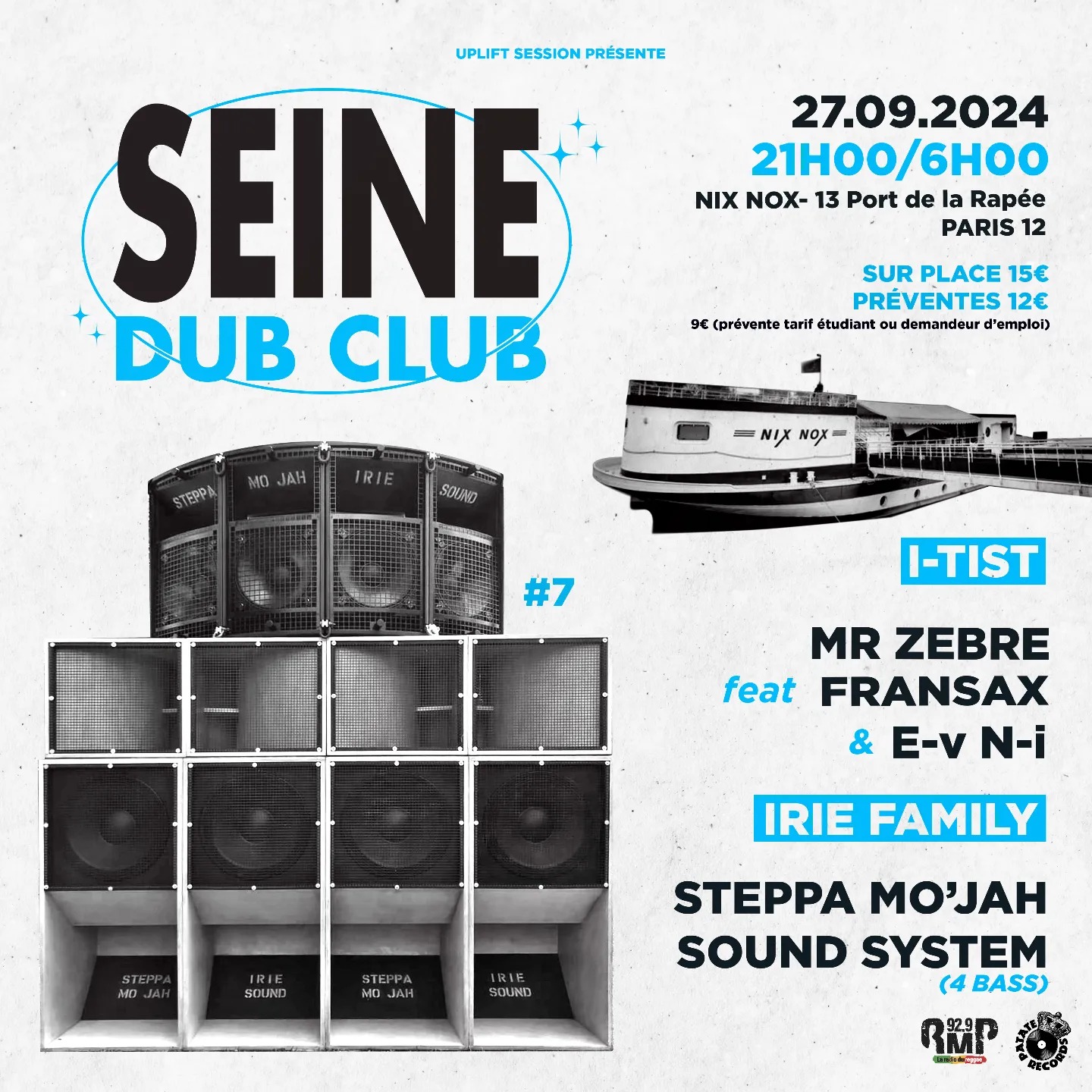 SEINE DUB CLUB 7 (Paris)